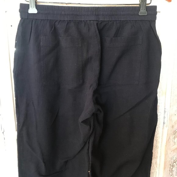 J. Crew Navy 100% Cotton Lightweight Flowy Pants S - Picture 6 of 12